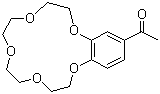 structure of CAS# 41757-95-3, 4'-Acetobenzo-15-crown-5