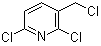 structure of CAS# 41789-37-1, 2,6-Dichloro-3-(chloromethyl)pyridine