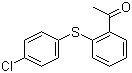 2-乙酰基-4'-氯二苯硫醚分子结构 (CAS 41932-35-8)