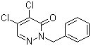 2-Benzyl-4,5-dichloropyridazin-3(2H)-one molecular structure (CAS 41933-33-9)