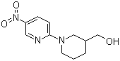 CAS 登录号：419542-61-3, 1-(5-硝基吡啶-2-基)哌啶-3-甲醇