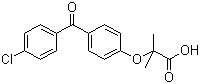 structure of CAS# 42017-89-0, Fenofibric acid