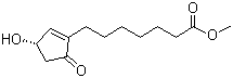 structure of CAS# 42038-75-5, Methyl (S)-(-)-3-hydroxy-5-oxo-1-cyclopentene-1-heptanoate