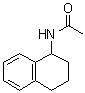 CAS # 42071-43-2, 1-Acetylamino-1,2,3,4-tetrahydronaphthalene, N-(1,2,3,4-Tetrahydro-1-naphthalenyl)acetamide, 1-Acetamidotetralin