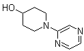 1-Pyrazinyl-4-piperidinol molecular structure (CAS 420844-68-4)