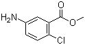 2-氯-5-氨基苯甲酸甲酯分子结构 (CAS 42122-75-8)