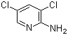 structure of CAS# 4214-74-8, 2-Amino-3,5-dichloropyridine