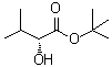 (R)-2-羟基-3-甲基丁酸叔丁酯分子结构 (CAS 4216-96-0)