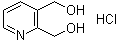 structure of CAS# 423169-40-8, 2,3-Bis(hydroxymethyl)pyridine hydrochloride