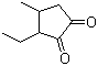4-甲基-3-乙基环戊烷-1,2-二酮分子结构 (CAS 42348-12-9)