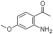 2'-Amino-4'-methoxyacetophenone molecular structure (CAS 42465-53-2)
