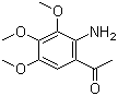 1-(2-Amino-3,4,5-trimethoxyphenyl)ethanone molecular structure (CAS 42465-69-0)