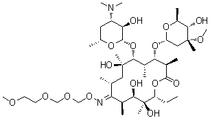CAS # 425365-64-6, (9E)-Erythromycin 9-[O-[[(2-methoxyethoxy)methoxy]methyl]oxime]