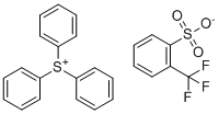Triphenylsulfanium 2-(Trifluoromethyl)Benzene-1-Sulfonate molecular structure (CAS 425670-97-9)