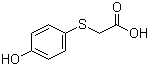 structure of CAS# 42580-38-1, 2-(4-Hydroxyphenyl)sulfanylacetic acid