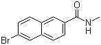 CAS # 426219-35-4, 6-Bromo-N-methyl-2-naphthalenecarboxamide