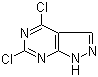 structure of CAS# 42754-96-1, 4,6-二氯-1H-吡唑并[3,4-d]嘧啶