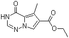 structure of CAS# 427878-70-4, Ethyl 5-methyl-4-oxo-3,4-dihydropyrrolo[1,2-f][1,2,4]triazine-6-carboxylate