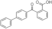 structure of CAS# 42797-18-2, 2-(4-Biphenylylcarbonyl)benzoic acid