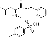 structure of CAS# 42807-66-9, N-Methyl-L-leucine phenylmethyl ester 4-methylbenzenesulfonate