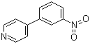4-(3-Nitrophenyl)pyridine molecular structure (CAS 4282-48-8)