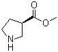 structure of CAS# 428518-43-8, Methyl (R)-3-pyrrolidinecarboxylate