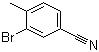 structure of CAS# 42872-74-2, 3-Bromo-4-methylbenzonitrile