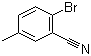 structure of CAS# 42872-83-3, 2-Bromo-5-methylbenzonitrile