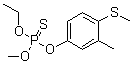 硫代磷酸 O-乙基 O-甲基 O-[3-甲基-4-(甲硫基)苯基]酯分子结构 (CAS 42879-57-2)