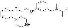 CAS 登录号：428816-13-1, 2-(1-哌嗪基)-3-[2-[3-[(异丙基氨基)甲基]苯氧基]乙氧基]吡嗪