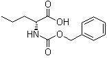 structure of CAS# 42918-89-8, N-苄氧羰基-D-正缬氨酸
