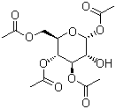 1,3,4,6-Tetra-O-acetyl-alpha-D-glucopyranose molecular structure (CAS 4292-12-0)