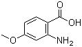 structure of CAS# 4294-95-5, 2-Amino-4-methoxybenzoic acid