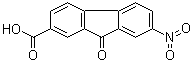 CAS # 42946-25-8, 7-Nitrofluorenone-2-carboxylic acid, NSC 113326, 7-Nitro-9-oxo-9H-fluorene-2-carboxylic acid