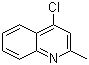 4-Chloro-2-methylquinoline molecular structure (CAS 4295-06-1)