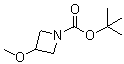 3-甲氧基吖丁啶-1-羧酸叔丁酯分子结构 (CAS 429669-07-8)