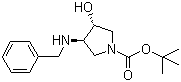 structure of CAS# 429673-83-6, (3R,4R)-N-Boc-3-(benzylamino)-4-hydroxypyrrolidine