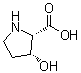 cis-3-Hydroxy-DL-proline molecular structure (CAS 4298-05-9)