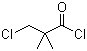 3-Chloropivaloyl chloride molecular structure (CAS 4300-97-4)