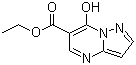 structure of CAS# 43024-61-9, Ethyl 7-hydroxypyrazolo[1,5-a]pyrimidine-6-carboxylate