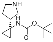 structure of CAS# 431058-52-5, (R)-Tert-butyl (1-(pyrrolidin-3-YL)cyclopropyl)carbamate