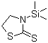 3-(Trimethylsilyl)-2-thiazolidinethione molecular structure (CAS 43112-41-0)