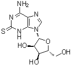 2-Thioadenosine molecular structure (CAS 43157-50-2)
