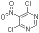 4,6-二氯-5-硝基嘧啶分子结构 (CAS 4316-93-2)