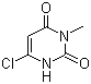 structure of CAS# 4318-56-3, 6-Chloro-3-methyluracil