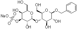 CAS 登录号：431898-95-2, 苄基 4-O-(3-O-磺基-beta-D-吡喃半乳糖基)-beta-D-吡喃葡萄糖苷单钠盐
