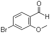 4-溴-2-甲氧基苯甲醛分子结构 (CAS 43192-33-2)