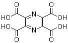 structure of CAS# 43193-60-8, 2,3,5,6-Pyrazinetetracarboxylic acid
