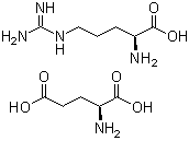 L-Arginine L-glutamate molecular structure (CAS 4320-30-3)