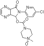 N-氧化佐匹克隆分子结构 (CAS 43200-96-0)